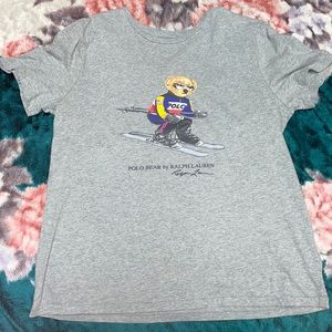 Grey Polo Ralph Lauren Bear Ski shirt
